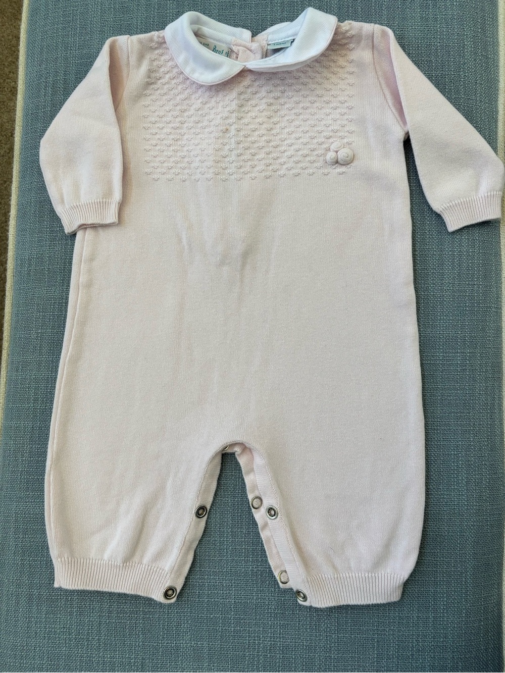 Feltman Bros Pink Knit with Peter Pan Collar
